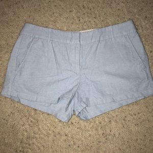 J. CREW 3" chino shorts size 6